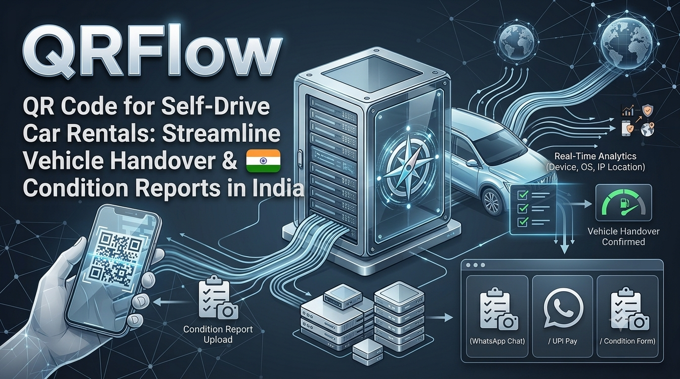 QR Code for Self-Drive Car Rentals: Streamline Vehicle Handover & Condition Reports in India